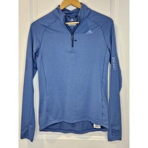 Adidas Womens Energy Running Quarter Zip Pullover‎ Size Small 6/8